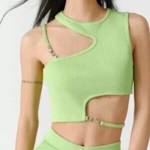 The Ragged Priest Green Slither Top NWT